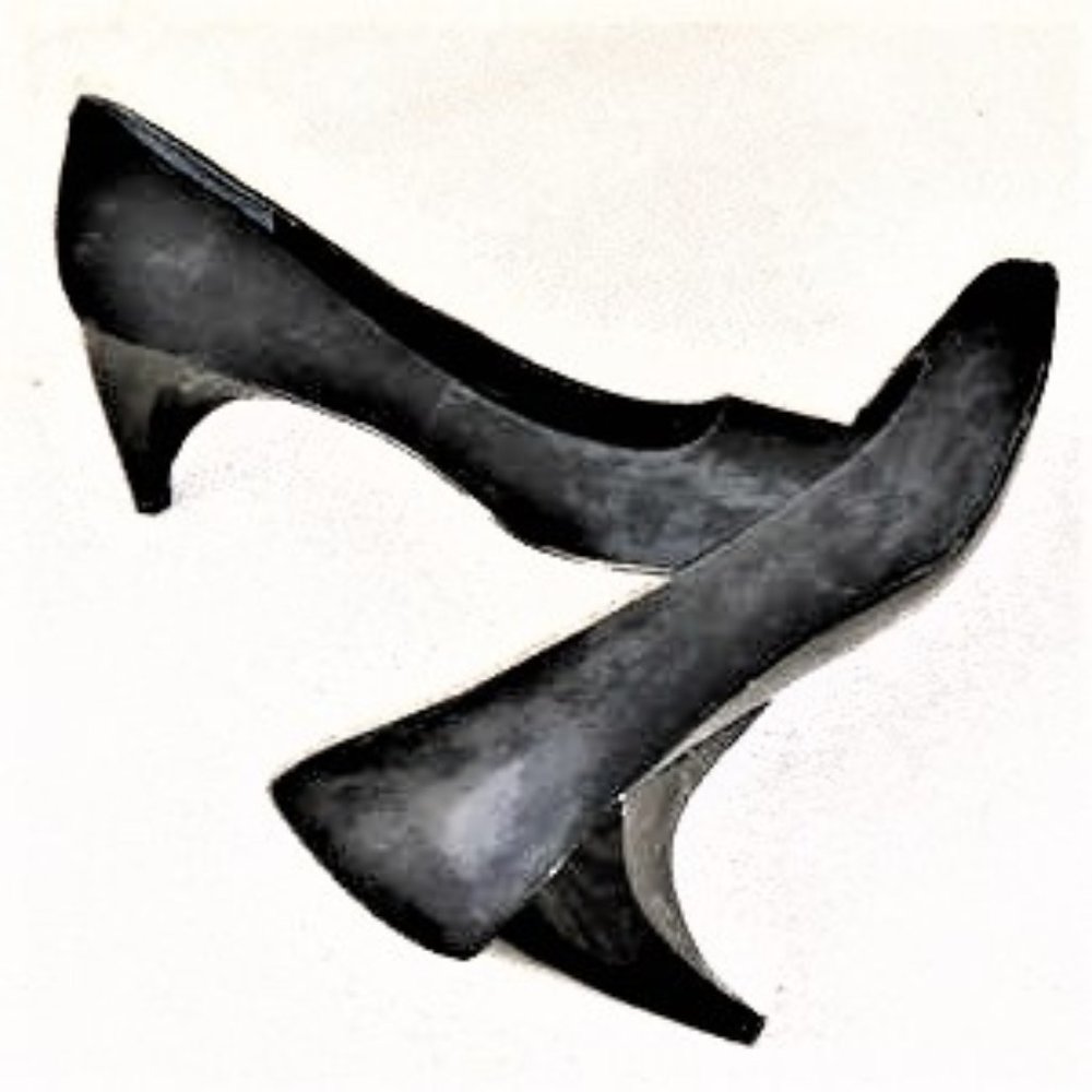 NINE WEST "Mazzo" Suede Slip on Heels